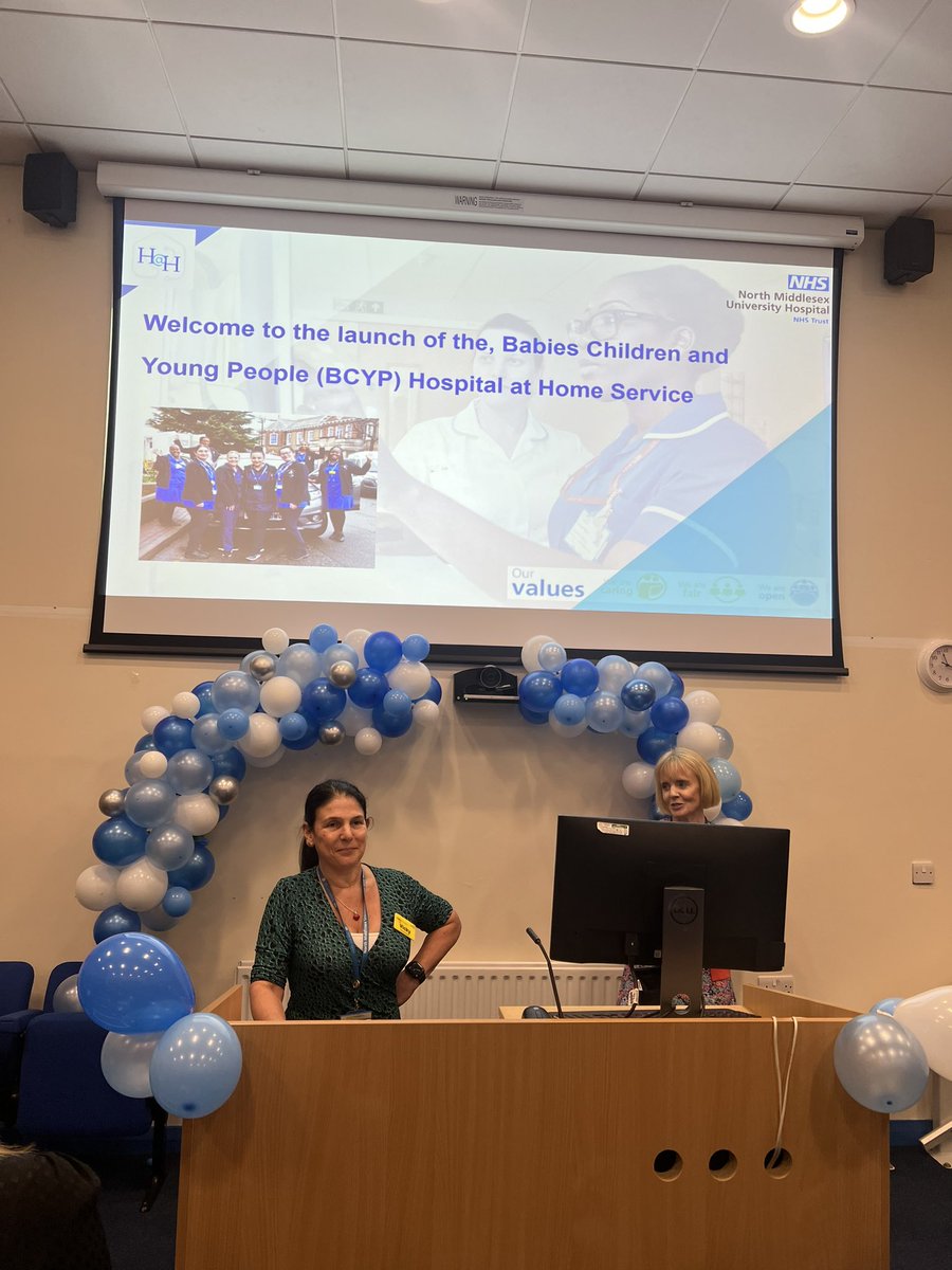 ⭐️ The launch of the BCYP H@H service @NorthMidNHS today⭐️

Many individuals &amp; teams, inc. NMH, local &amp; national leads supported this new service. 

An investment for local communities supporting acute nursing care @ home for our BCYP. 

Thank you to  <a href="/pyewoman/">Kate Pye</a> &amp; the ICB in NCL.