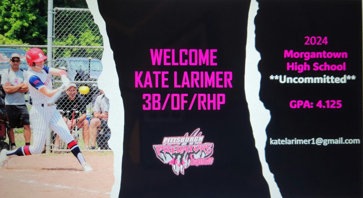 🥎🥎WELCOME 2024
            KATE LARIMER🥎🥎