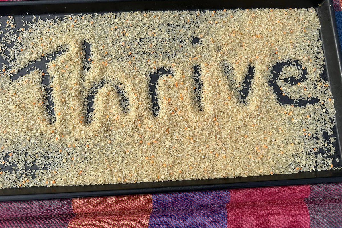 Our sensory play on the playground today was rice and lentils. 

<a href="/RyecroftAcad/">Ryecroft Academy</a> 
#rpamhm #thriveatryecroft #MentalHealthMatters