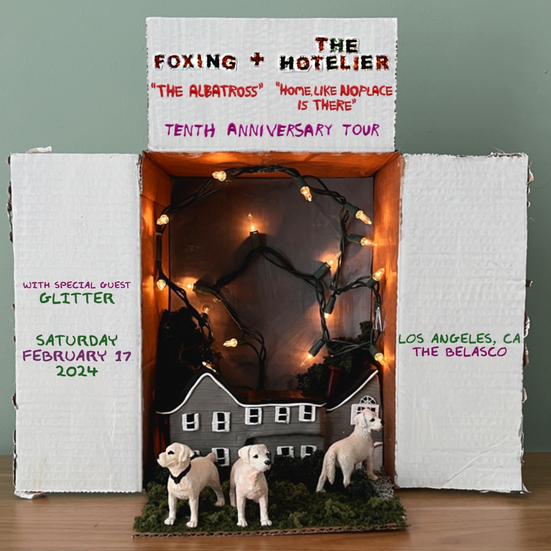 The Los Angeles show on the Foxing/Hotelier tour has been moved to the Belasco concerts.livenation.com/the-hotelier-f…