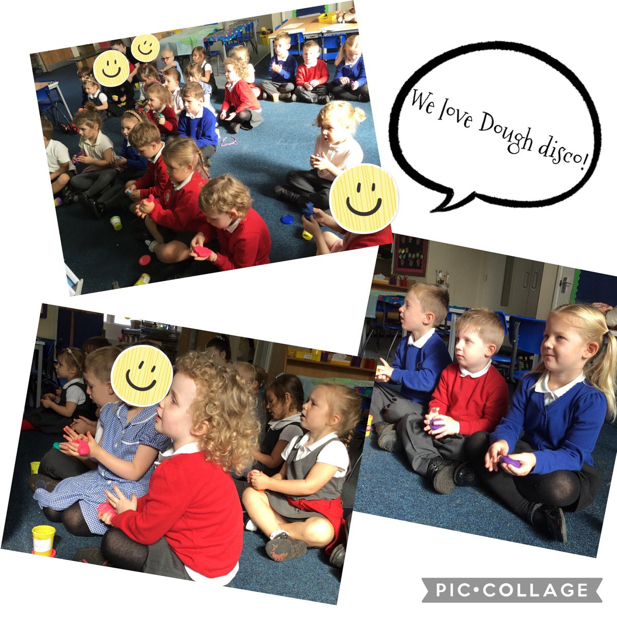 Dough disco is a fun way for us to develop our fine motor skills in preparation for writing. We can pinch, roll, splat and squeeze our dough. Do try this at home! #melthamPD #melthamLit