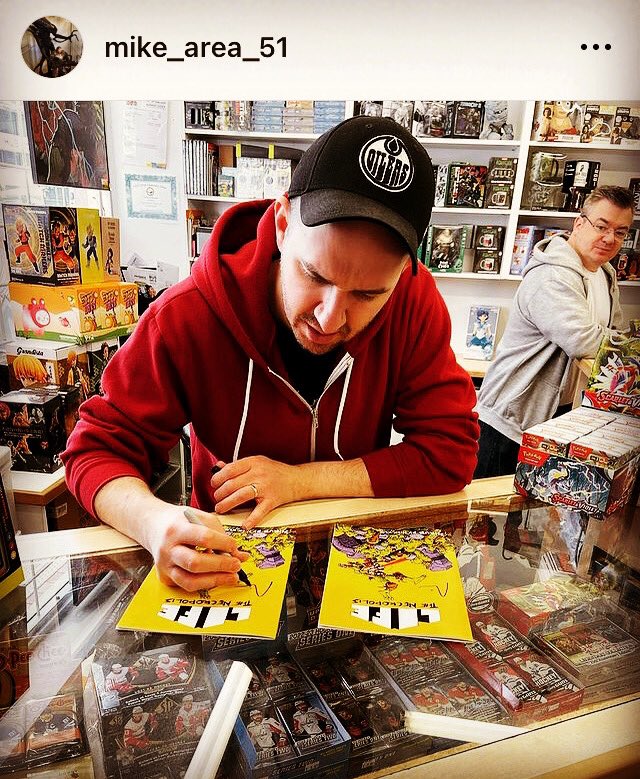 Being a big shot signing comics for Mike, no big deal…

#comics #independentcomics