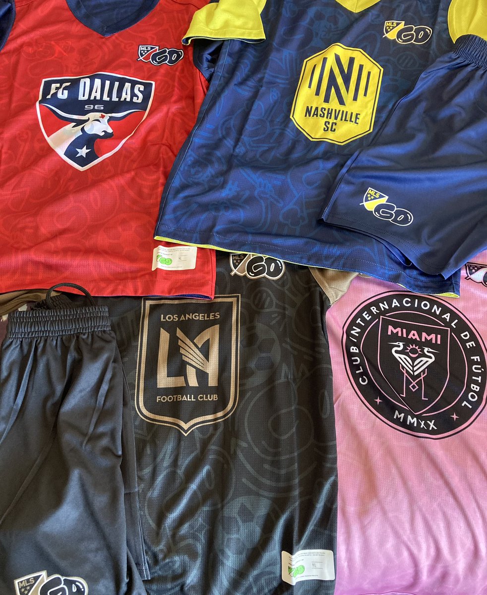 @mlsgo is officially in New Orleans! We’re trading in the pennies for some fresh gear. Thanks to @RCXSports. Excited to rep @intermiamicf @fcdallas @lafc and @nashvillesc