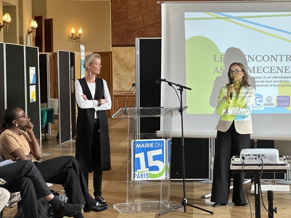 AlexiaGermont's tweet photo. #paris15 bénéficie d’un large réseau d’entreprises et d’associations . A la @mairie15 , avec @McDoucere ns avons accueilli @CiedesTropes pr la 1ere édition des #RencontresAssosMecenes15 #RAM15 . Une démarche à renouveler soutenue avec #parisbusiness15 @Philippe_Goujon https://t.co/Hq9aooHMTd