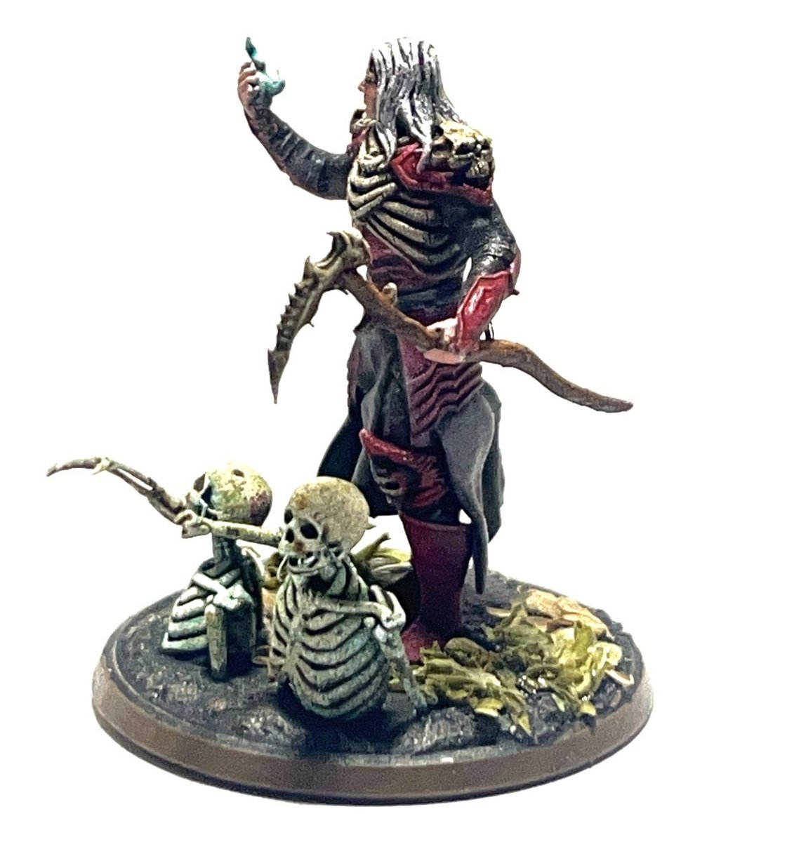 A really nice painting from on of our tribers . 
Xal the necromancer 

#dragon #tabletop #jeuxderole #game #dnd #printed #printedminis  #dungeonsanddragons  #wargaming #3dprinting  #3dprinted  #collectibles  #collection #miniature #miniaturepainting