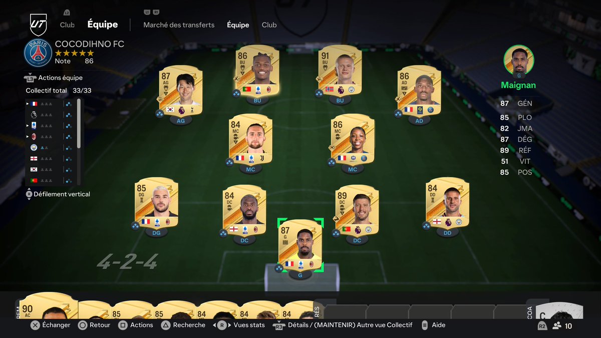 Corantin23_'s tweet photo. @TwinsFifaHD j’ai leao, son, dembouz et rabiot en invendable, et 250k de côté https://t.co/KspzoGTGBM