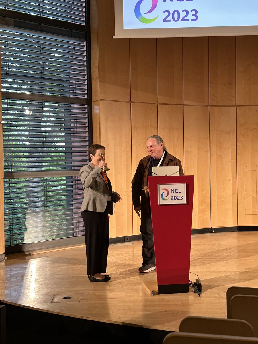 #NCL2023 begins with handing over the bell #battendisease #togetheragain