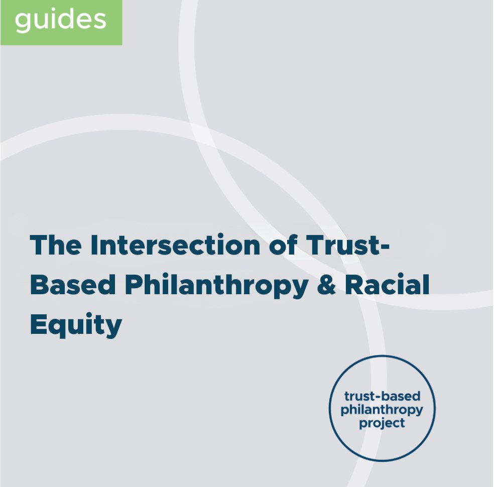 Trust-Based Philanthropy Project tweet media