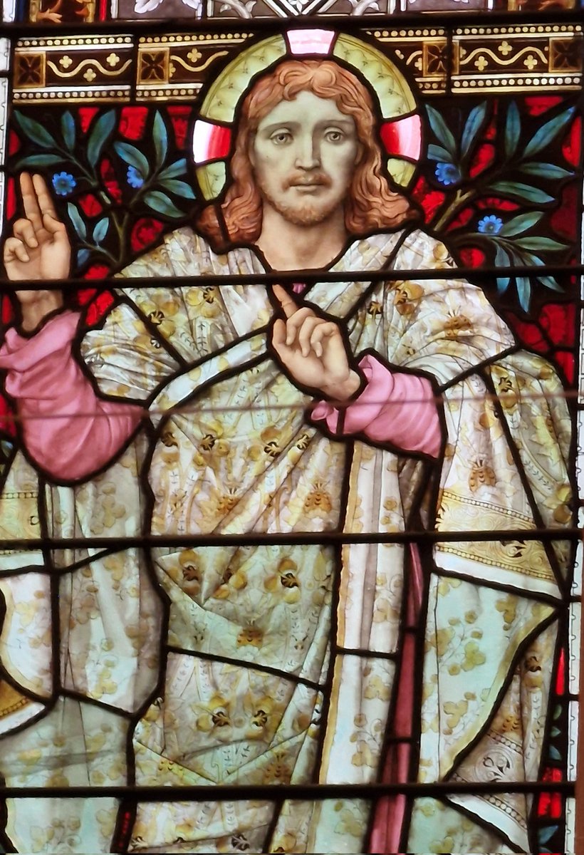 Jesus has the moves at Frimley, #Surrey, #StainedGlassEveryday 

By J W Brown for Powell's...