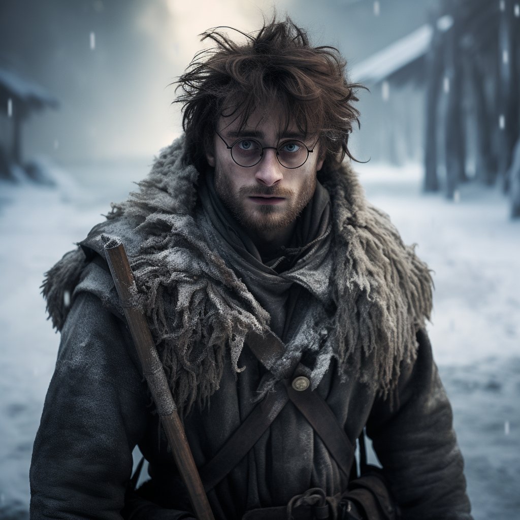 hogwartsishere's tweet photo. #HarryPotter characters reimagined into the #GameofThrones universe (1/2). ⚡🌨️⚔️ https://t.co/vJ6UMHMtny