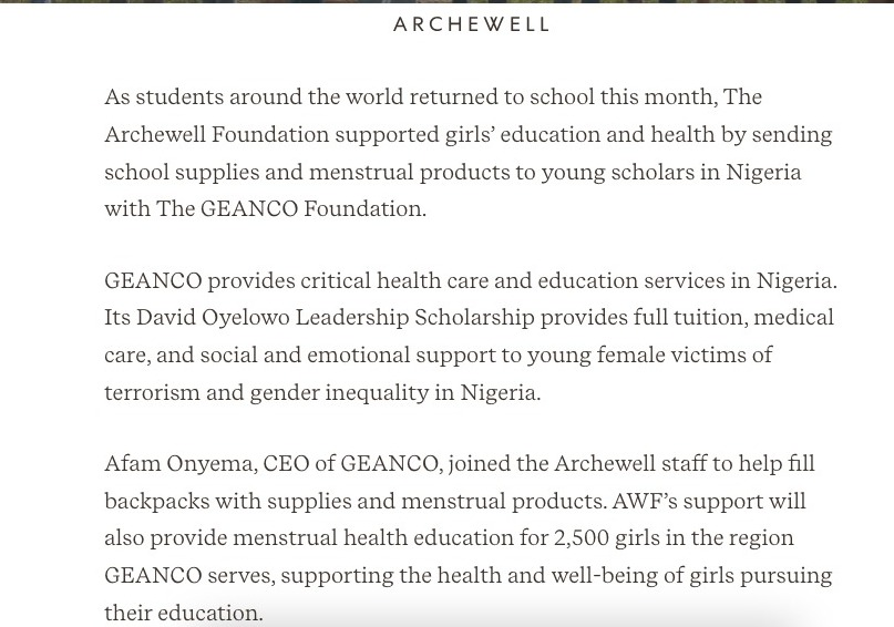 DBrown99944's tweet photo. The #ArchewellFoundation continues to show that #serviceisuniversal
#geanco #PrinceHarry #PrincessMeghan
https://t.co/abD566bdnt
To support the GEANCO Foundation 👉 https://t.co/ZSGq8NzCQh https://t.co/HidwQT1X9Z