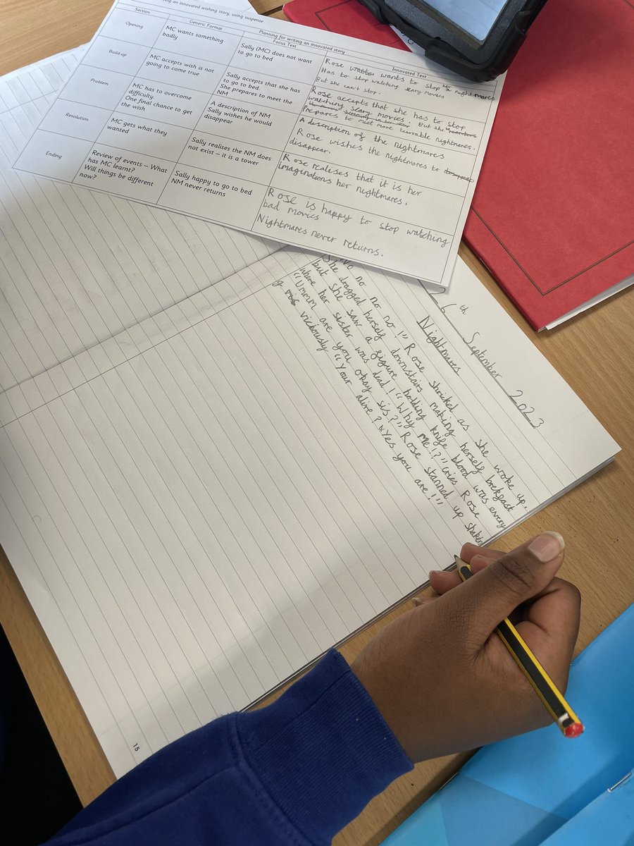 Great start with the innovative text. It was interesting to read and listen to the pupils' writing based on a suspense
text. @Talk4Writing @MrsBinnsSMPA @DeltaSouthmere @gillian_gw @delta_ceo 

#EnglishLesson #Year5Writing #Innovation #SuspenseText #Talk4Writing #KeyStage2 #Learn