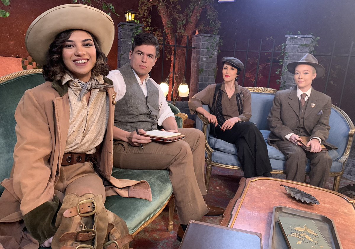 Mark_Meer's tweet image. 💀 Me as The Keeper of Arcane Lore, plus the amazing team of @seersword, Patrick Logan, @nouralogical &amp;amp; @JCVIM - my intrepid investigators for GRAVEYARDS OF ARKHAM (coming soon from @Chaosium_Inc &amp;amp; @goodtimesociety!)

#CallOfCthulhu #HorrorRPG #rpg #ttrpg #GraveyardsOfArkham