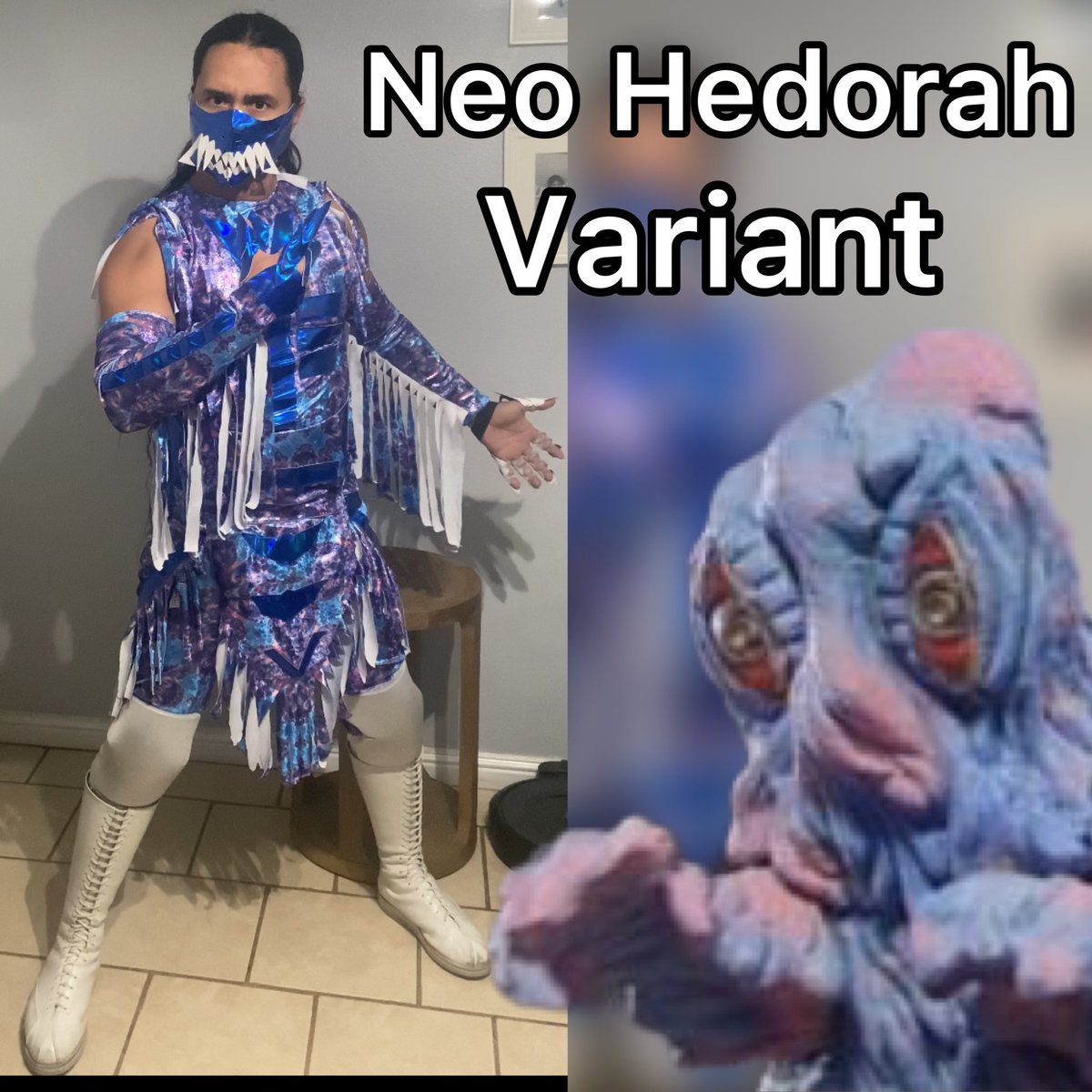moizilla_kaiju's tweet photo. Neo Hedorah variant, now weβre getting into the niche stuff. Debuted on Saturday. Really high chance of being a one time useβ¦
#wrestling #lucha #luchalibre #gear #wrestlinggear #sewing #seamster #hedorah #neohedorah #kaiju #blehhhhh https://t.co/GrHsKYKQUk