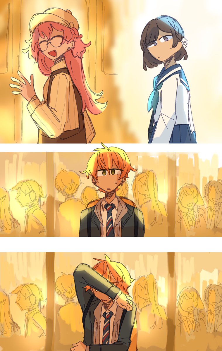 purjopa's tweet image. Younger brother, older sister 
#prsk_FA