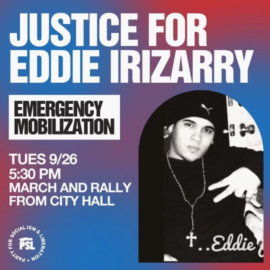 saleemholbrook's tweet photo. Judge Wendy Pew's dismissal of murder charges against Mark Dial for killing Eddie Irizarry is an offense to us all. 

It is a message that there is no accountability for cops that kill members of the Black and Latinx community. 

The streets will have something to say about that. https://t.co/gRW0vd1t1t
