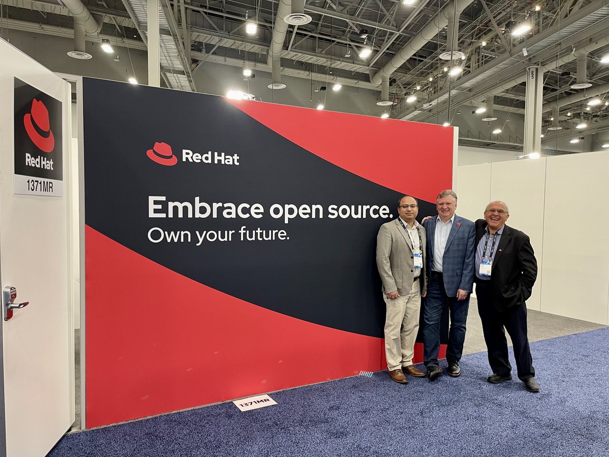 RedHatTelco's tweet image. Connect with @RedHat at #MWC23 in Las Vegas. Learn more about how our #OpenSource solutions empower service providers to deliver more. Come and meet our amazing ecosystem partners team! ⬇️ ➡️ bit.ly/3sYkRe7