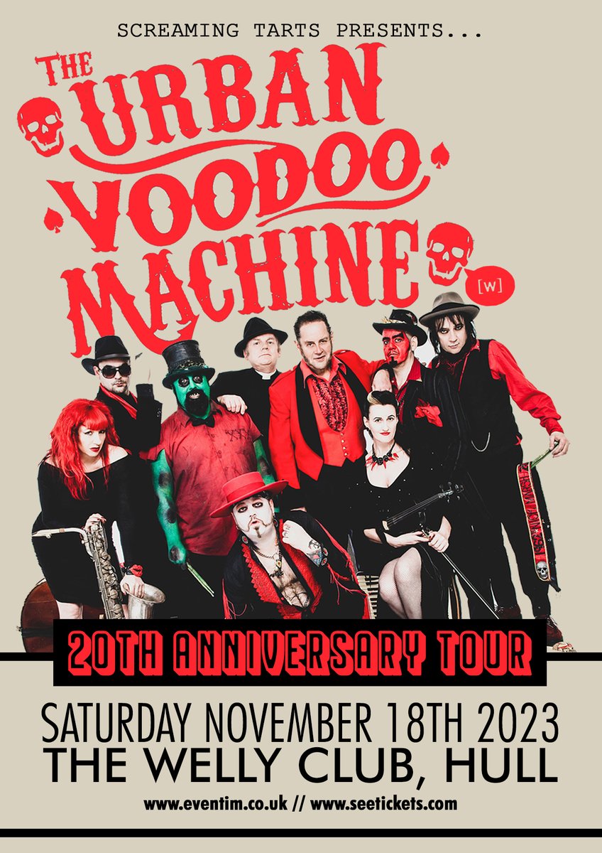 We play Hull for the first time Saturday 18 November!! 
Tickets here: seetickets.com/event/urban-vo…