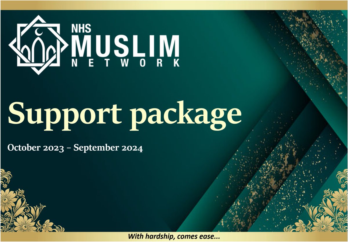 NHSMuslimNet's tweet image. 📢Proud to launch our NEW Support Package!!!💙

View below:
nhsmuslimnetwork.co.uk/launch-new-sup…

@Shohail_Shaikh_ @HalimaDagia @riyaz_patel1 @ChrisHopsonNHS @BriceEm @cameron_pacey @Tokssy1 @sajjadmushtaq79 @hcamp3