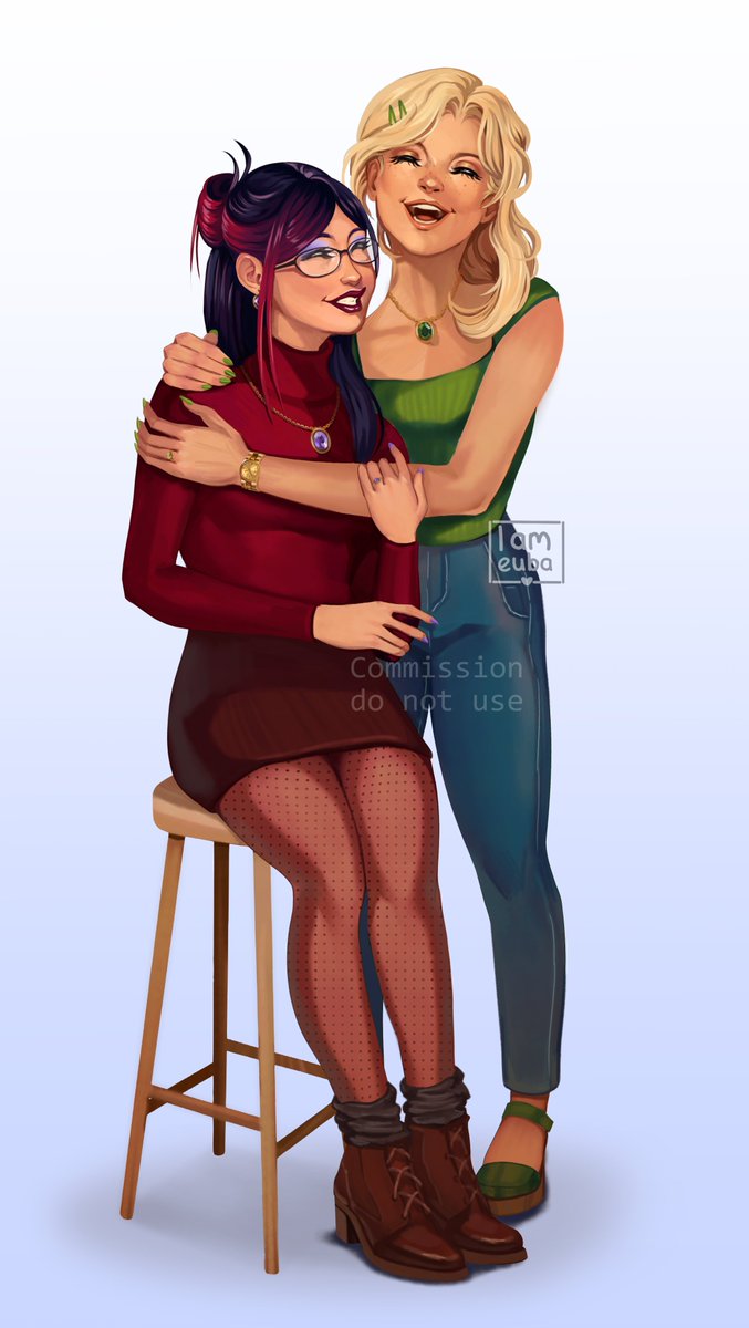 abbaquin's tweet photo. eminath coloured sketch commission ❤️💚 #MiraculousLadybug https://t.co/jZMsVgDAa6