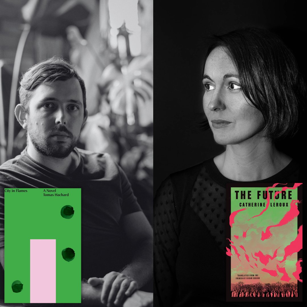 Saturday, September 30th at 2pm <a href="/festofauthors/">Toronto International Festival of Authors (TIFA)</a>!

"Cities burn in the aftermath of political breakdown, children rule their own kingdom in the trees, and the future of society hangs in the balance in two apocalyptic stories from Tomas Hachard and Catherine Leroux."