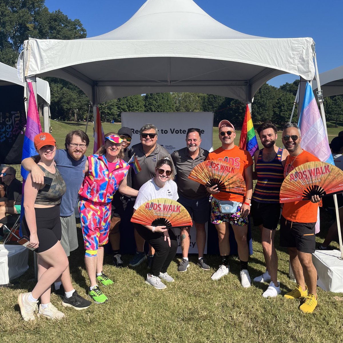 Georgia Equality (@gaequality) on Twitter photo On Saturday, <a href="/AIDSWalkAtlanta/">AIDS Walk Atlanta & Music Festival</a> filled Piedmont Park with thousands of people passionate about ending the HIV epidemic & supporting Georgians living with HIV.
A huge THANK YOU to every person who donated, showed up to walk or run, & shared our fundraiser. We are so grateful. On Saturday, <a href="/AIDSWalkAtlanta/">AIDS Walk Atlanta & Music Festival</a> filled Piedmont Park with thousands of people passionate about ending the HIV epidemic & supporting Georgians living with HIV.
A huge THANK YOU to every person who donated, showed up to walk or run, & shared our fundraiser. We are so grateful.