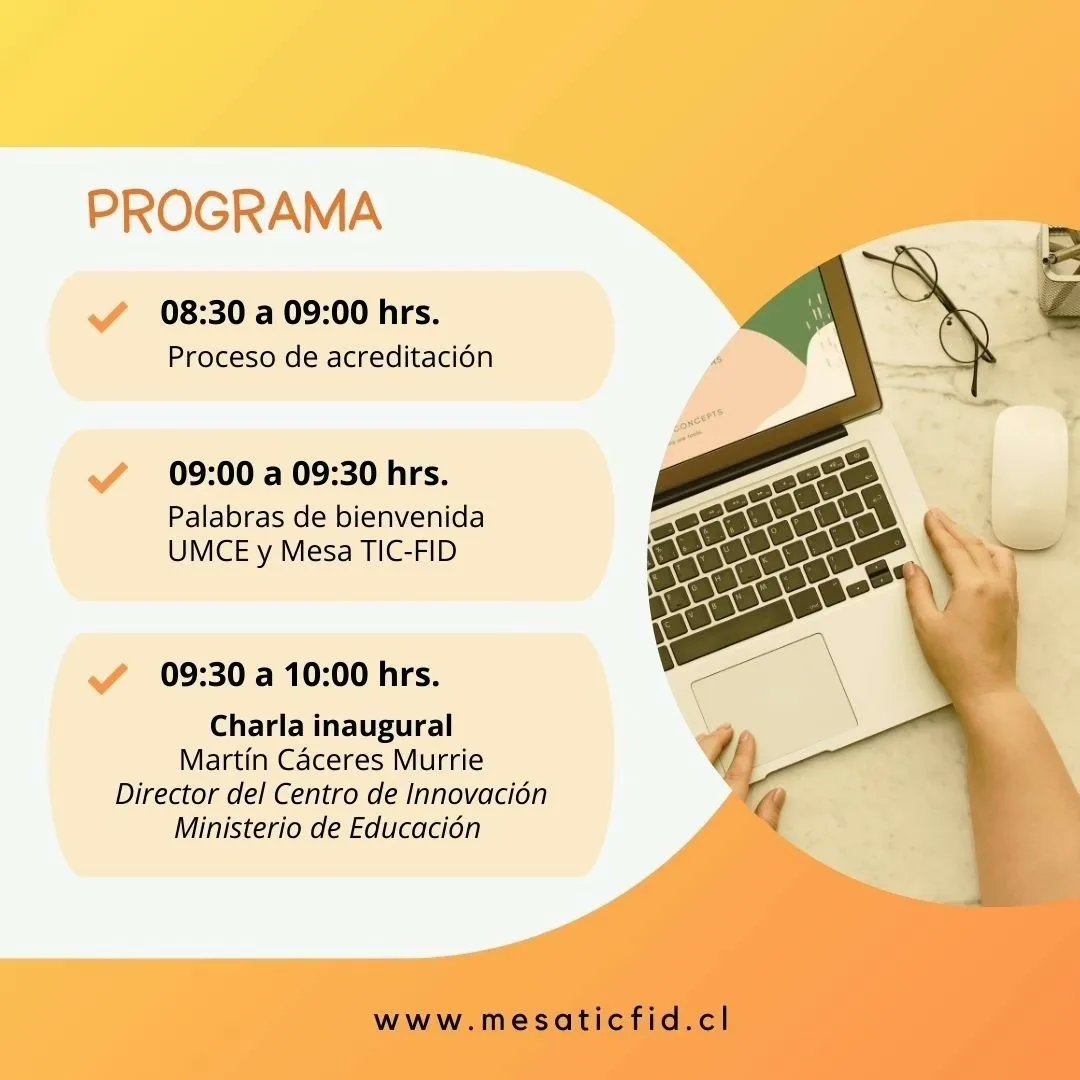 umcecl's tweet photo. #AgendaUMCE Les compartimos el programa del seminario "Fortalecimiento de la docencia con innovación y TIC en el sistema educativo".

👉Jueves 28 de septiembre, 08:30, Salón de honor UMCE

@MesaTICenFID 
Unidad de Desarrollo y Formación Virtual de la @umcecl 
@Mineduc 

(🧵1/2) https://t.co/J6QIllNk2V