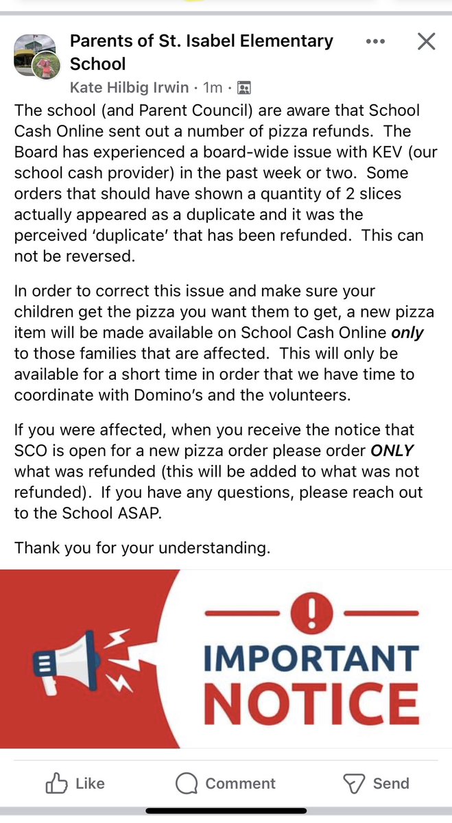 St. Isabel Parent Council tweet media