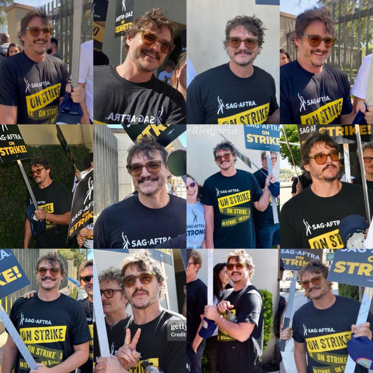 pedro pascal on the SAG-AFTRA picket line, like if you agree 🙏