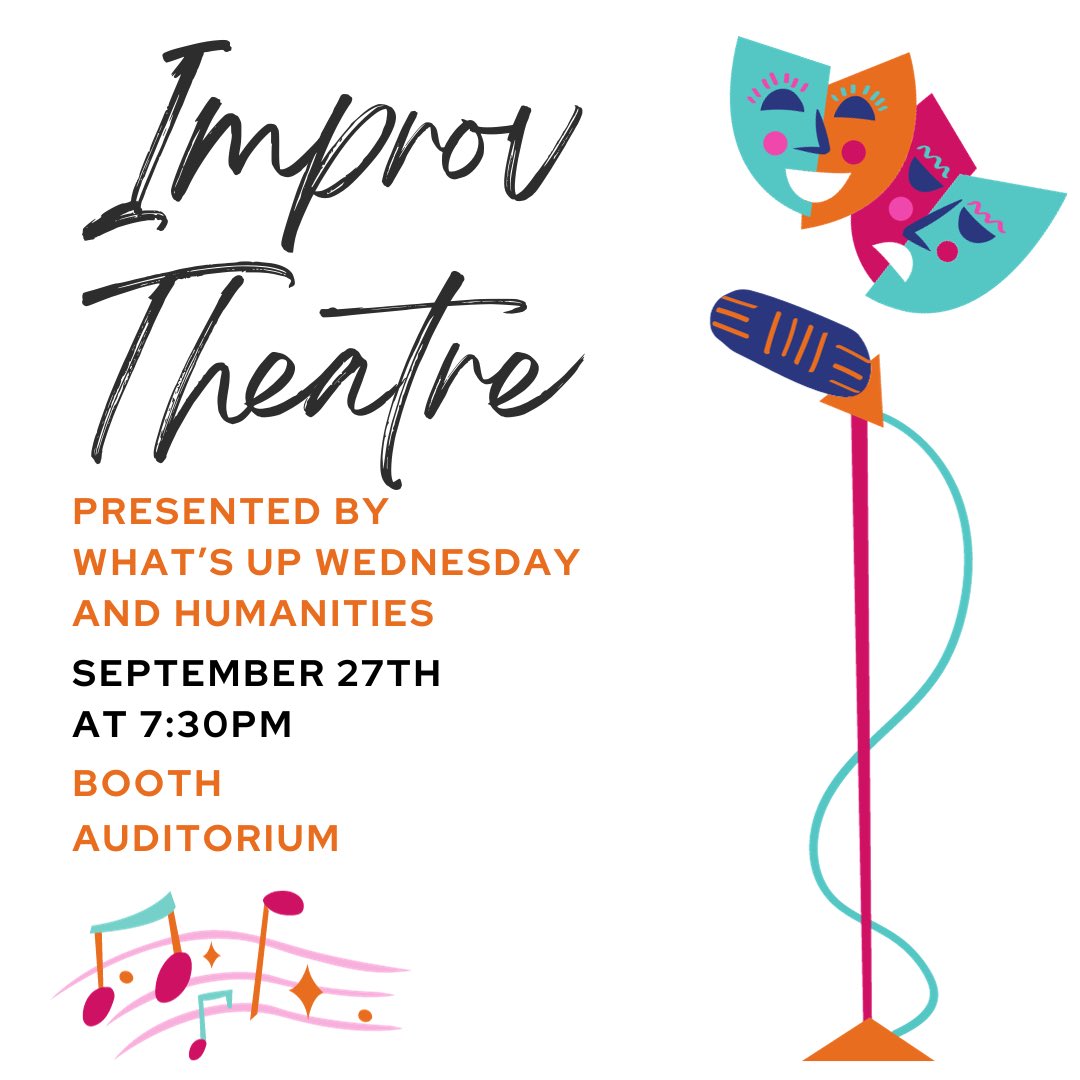 SumerMusick's tweet image. Tomorrow is nacho’ average night! Join UPIKE humanities for some fun with improv theatre and a nacho bar. We can’t wait to see you there!