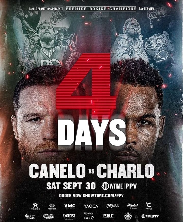 Quedan 4 días
#CaneloCharlo