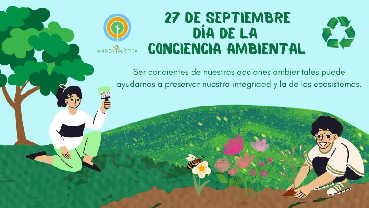 ambientalistica's tweet photo. La #ConcienciaAmbiental es un pensamiento que a través del activismo y la educación busca la conservación y protección del ambiente. En 2021, los gastos en Gestión y Educación Ambiental representaron el 7.45% del Gasto en Protección Ambiental Total Fuente: https://t.co/v4XZ7H5gHJ https://t.co/s5m0zBQy9e