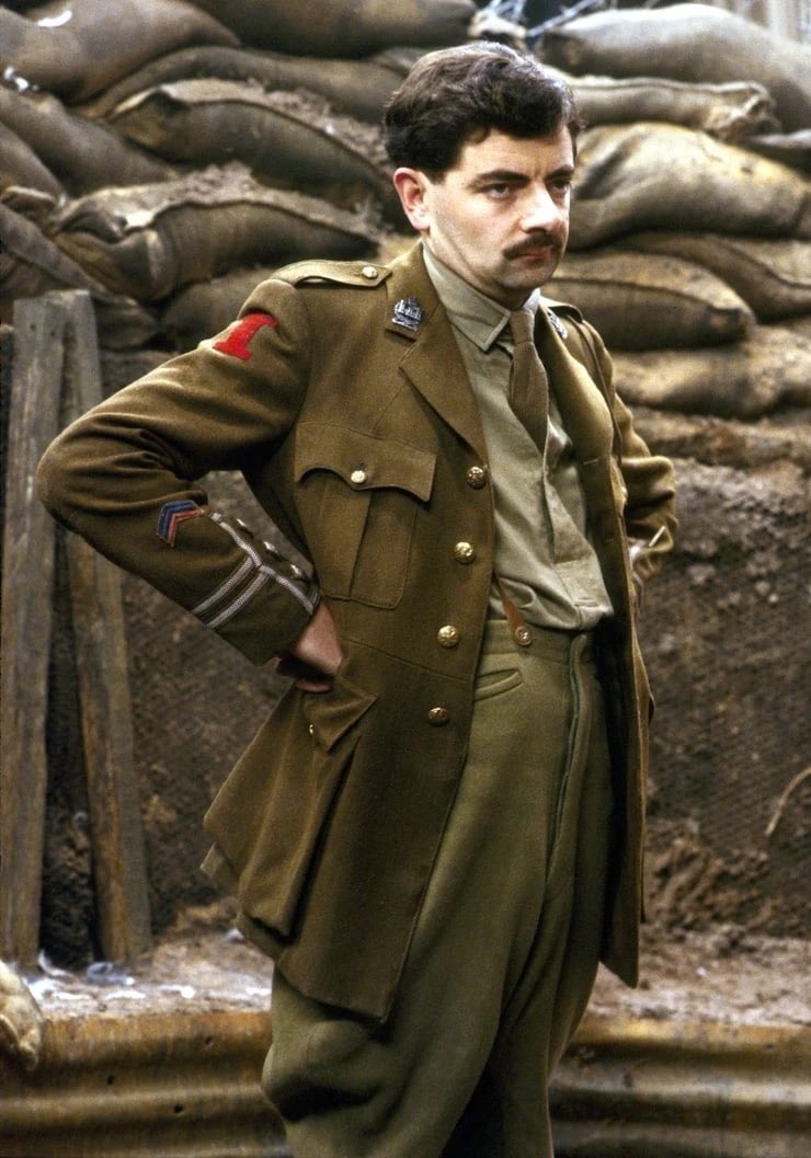 MotherDrezzy's tweet photo. Sad news this evening. 

Russian Kamikaze drones successfully targeted NATO command in a secret location in Ukraine, killing Captain Edmund Blackadder. 

(1871-2023) 🕯️ https://t.co/arwQ895RFE