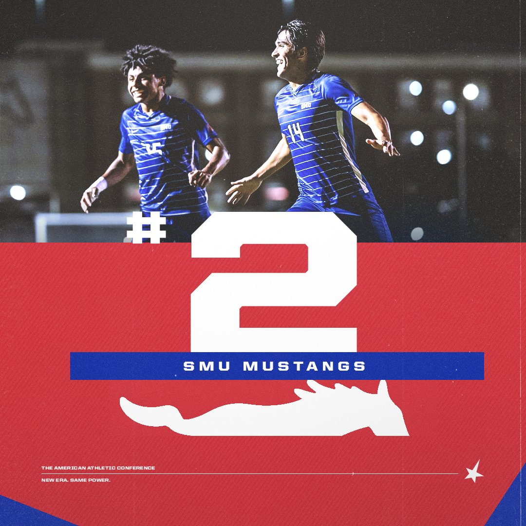 NO. 2 IN THE COUNTRY!

#AmericanMSOC x <a href="/SMUSoccerM/">SMU Men's Soccer</a>