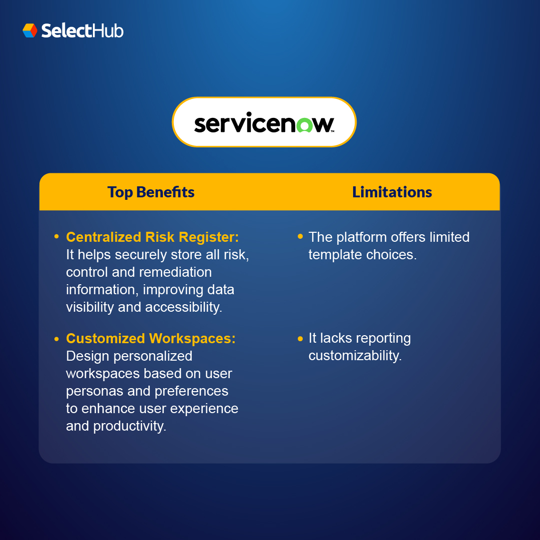 SelectHub's tweet image. Finding the right risk management software is critical. Don’t leave it to guesswork. Our analyst-picked list of the top solutions is a great place to start your search &amp;gt;&amp;gt; hubs.la/Q023gtLj0 
#riskmanagement
#risksoftware
#compliance