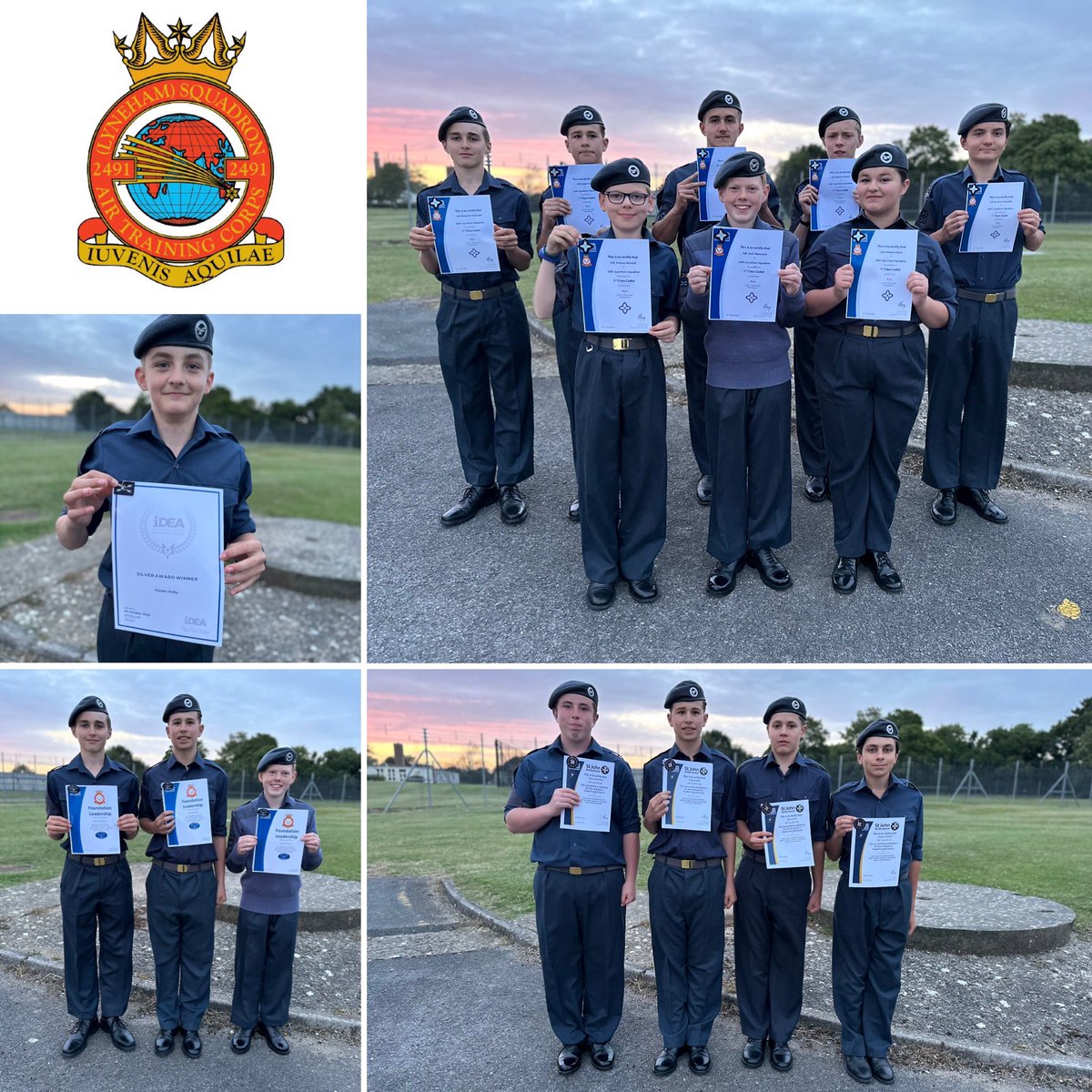 2491 (Lyneham) Squadron ATC (@2491atc) on Twitter photo Just before our summer break we had a few more awards to hand out.
Congratulations to some of our <a href="/aircadets/">RAF Air Cadets</a> on receipt of 1st Class Cadet, Bronze YFA, Blue Leadership & Silver Cyber.
Well done all! There is still plenty more on the way!
<a href="/DWWaircadets/">Dorset Wiltshire Wing Air Cadets</a>
<a href="/ComdtAC/">Commandant RAF Air Cadets</a>
<a href="/SWRegionRAFAC/">South West Region RAFAC</a> Just before our summer break we had a few more awards to hand out.
Congratulations to some of our <a href="/aircadets/">RAF Air Cadets</a> on receipt of 1st Class Cadet, Bronze YFA, Blue Leadership & Silver Cyber.
Well done all! There is still plenty more on the way!
<a href="/DWWaircadets/">Dorset Wiltshire Wing Air Cadets</a>
<a href="/ComdtAC/">Commandant RAF Air Cadets</a>
<a href="/SWRegionRAFAC/">South West Region RAFAC</a>