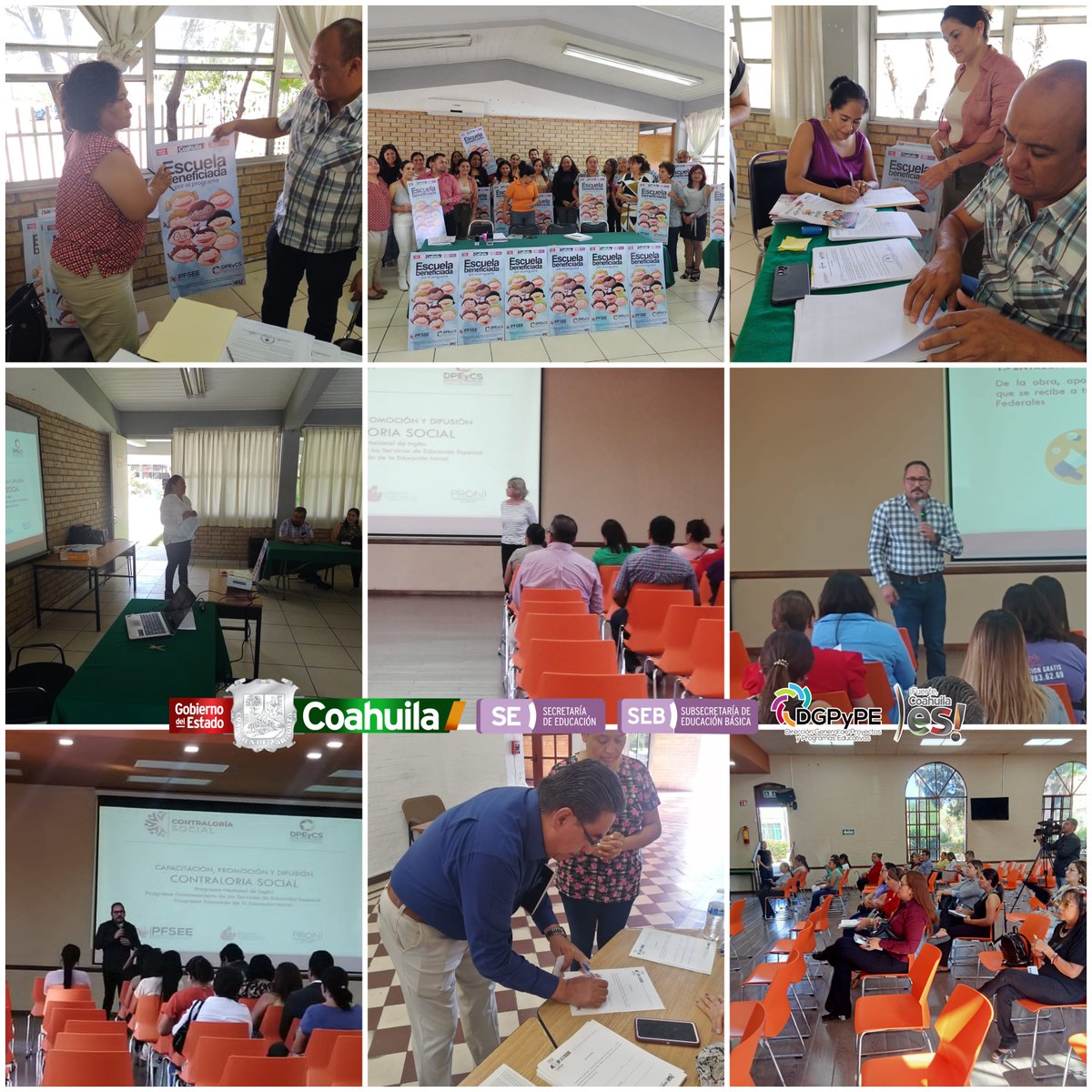 Capacitación, Difusión y Operatividad de los Comités de los Contraloría Social, escuelas beneficiadas con #PRONI - #PEEI #RegiónSur <a href="/mrikelme/">Miguel Riquelme</a> <a href="/GobDeCoahuila/">Gobierno de Coahuila</a> <a href="/SEducacionCoah/">Educación Coahuila</a> <a href="/fsaracho10/">Francisco Saracho</a> <a href="/jsalcidop/">jorge Alberto Salcido Portillo</a> <a href="/EVENTOS_SEB/">SUBSRÍA. ED. BÁSICA</a> <a href="/oscarleon5/">Oscar De León Flores</a> <a href="/ENHERVAL/">ENRIQUE HERNANDEZ V</a>