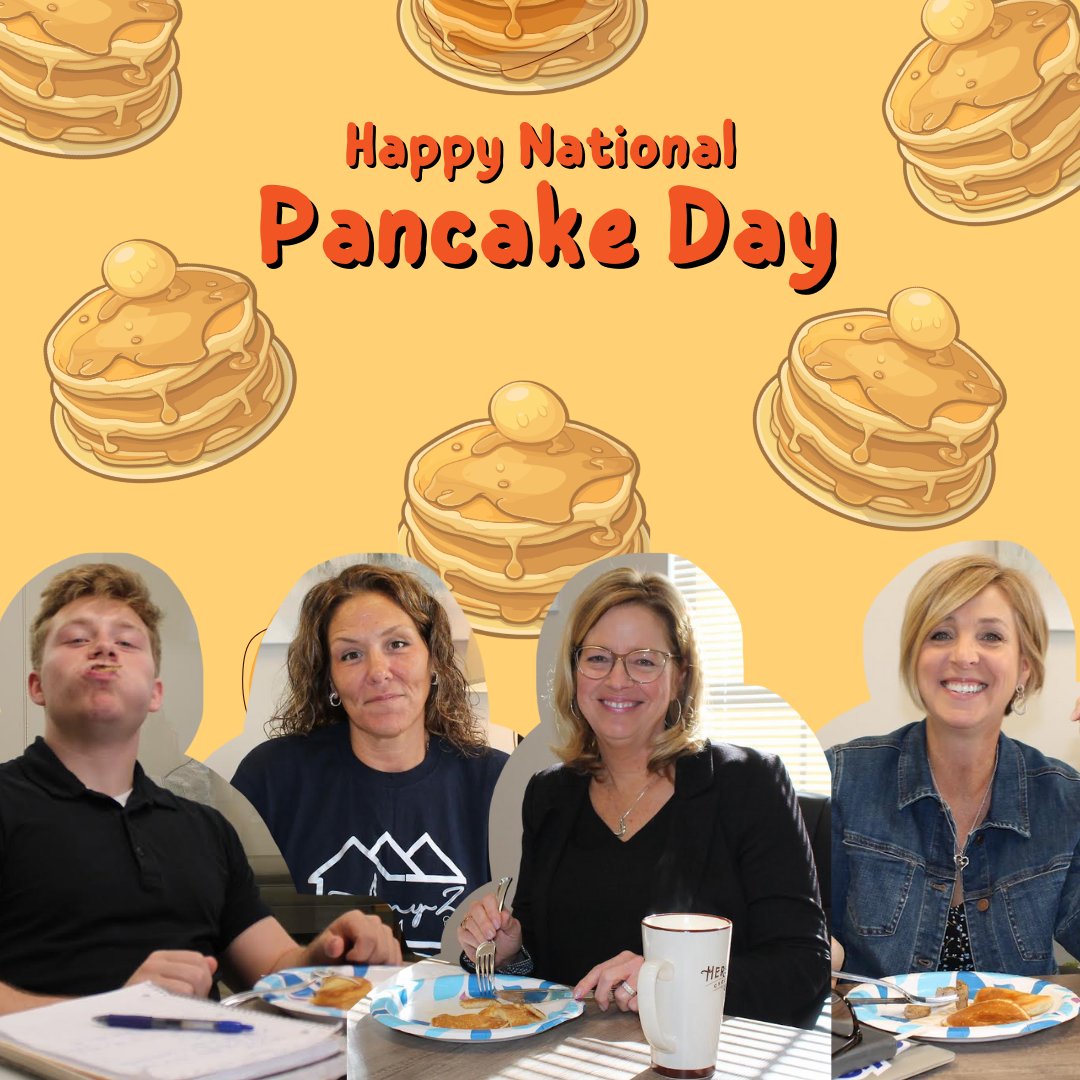 amyzhometeam's tweet image. 🥞👥 Team Tuesday Treats! 🥞👥
National Pancake Day calls for a delicious team treat!   Who said Tuesdays can't be tasty? Tag your favorite pancake-loving colleague and join in the fun! 🤗🍽️ 
#TeamTuesday #PancakeDay #StacksOnStacks #LoveWhereYouLive