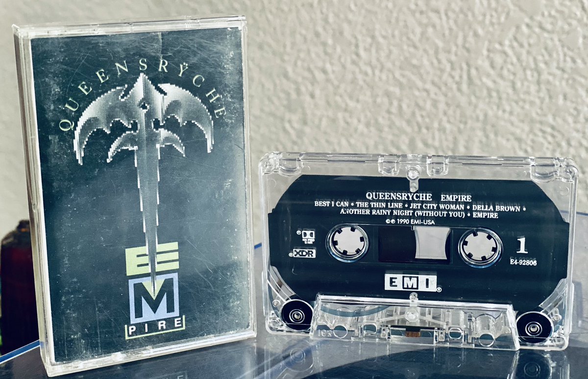 Chris112183's tweet photo. Now playing 📼🤘🔥
Empire by Queensrÿche
1990 US  Cassette Edition 
Label: EMI USA
#Cassettelover #Cassettecollector https://t.co/5Lio3hG0p7