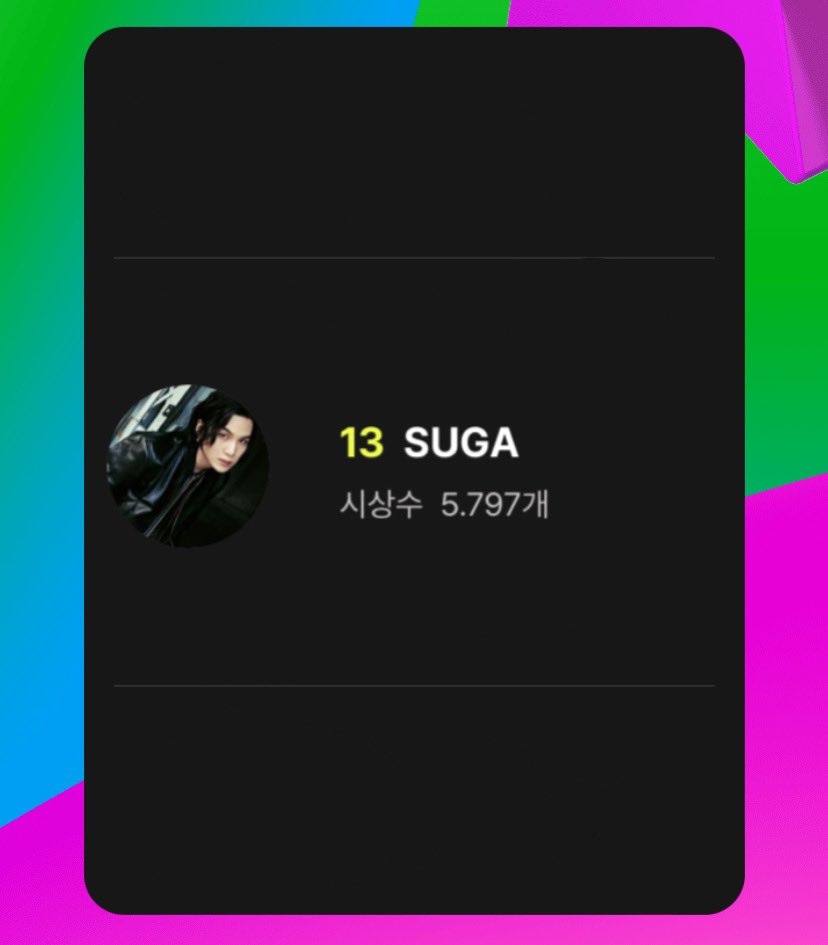 PortalMinYoongi's tweet photo. 🏆 MMA 2023 - MY PICK AWARDS 🥢

📍Vote: https://t.co/xZV8s6IHE4 

📍Sugestões de frases para utilizar:
1) 최고의아티스트상
2) 아미를 위해 좋은 음악과 무대를 선물해주었기에

⚠️Vocês podem utilizar outras frases presentes em outros tutoriais também. 
⚠️Vote UMA VEZ por dia/por conta no Kakao Talk - Utilize todas as suas contas. 

#슈가 #AgustD #SUGA #BTS @BTS_twt