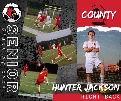SCCardsSoccer's tweet photo. SENIOR SPOTLIGHT: Hunter Jackson
Hunter has been on the team all 4 years of high school and he is the fire starter. He’s a hard working player with a high standard for success. He is the kind of person who is not willing to hold his tongue if he feels something is not right. https://t.co/9Z1brQXplG