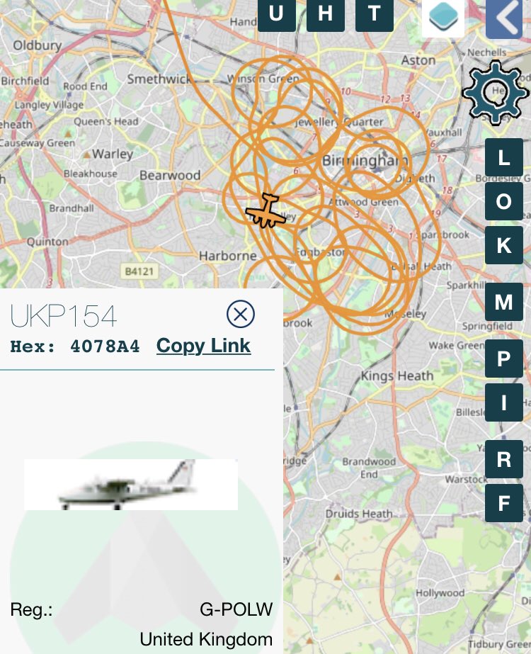 Sunrise_Lovatt's tweet image. What’s going on?
@BrumPolice  @WMPolice Police Fixed Wing Asset POLZ #VulcanAir #p68 #birmingham