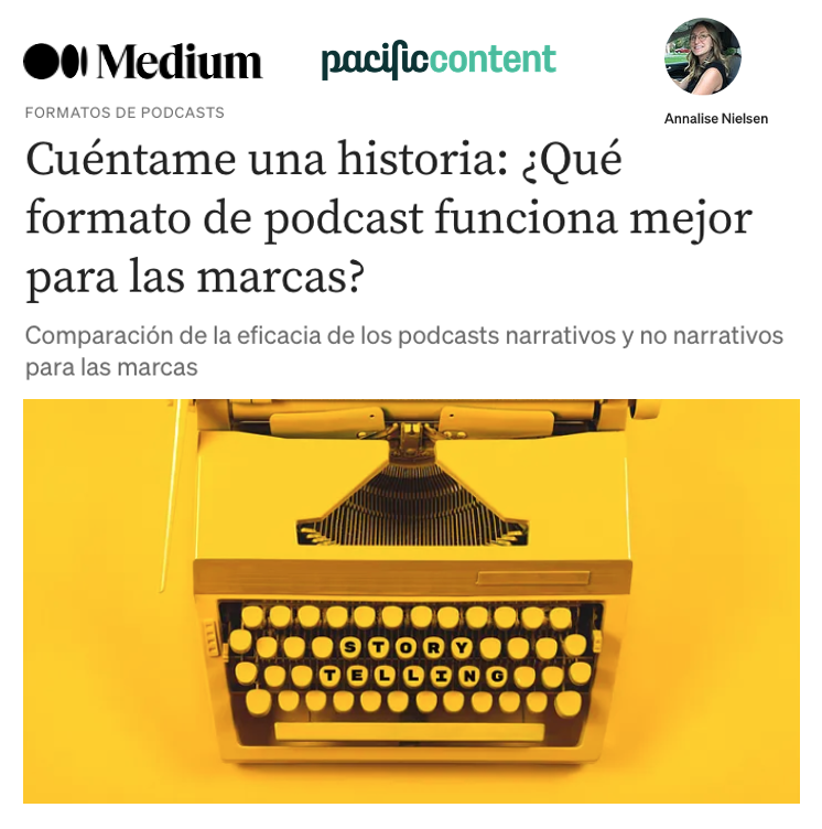LuismiPedrero's tweet photo. ¿Cómo se comunican mejor las historias en #audio? A las marcas les funcionan más los #podcasts narrativos que los conversacionales: “el oyente quiere entretenimiento, razonan en @pacificcontent, y para ello no siempre basta sentar a uno frente a otro”

🔗 https://t.co/16EiONPl8o https://t.co/S09b4S9EoU