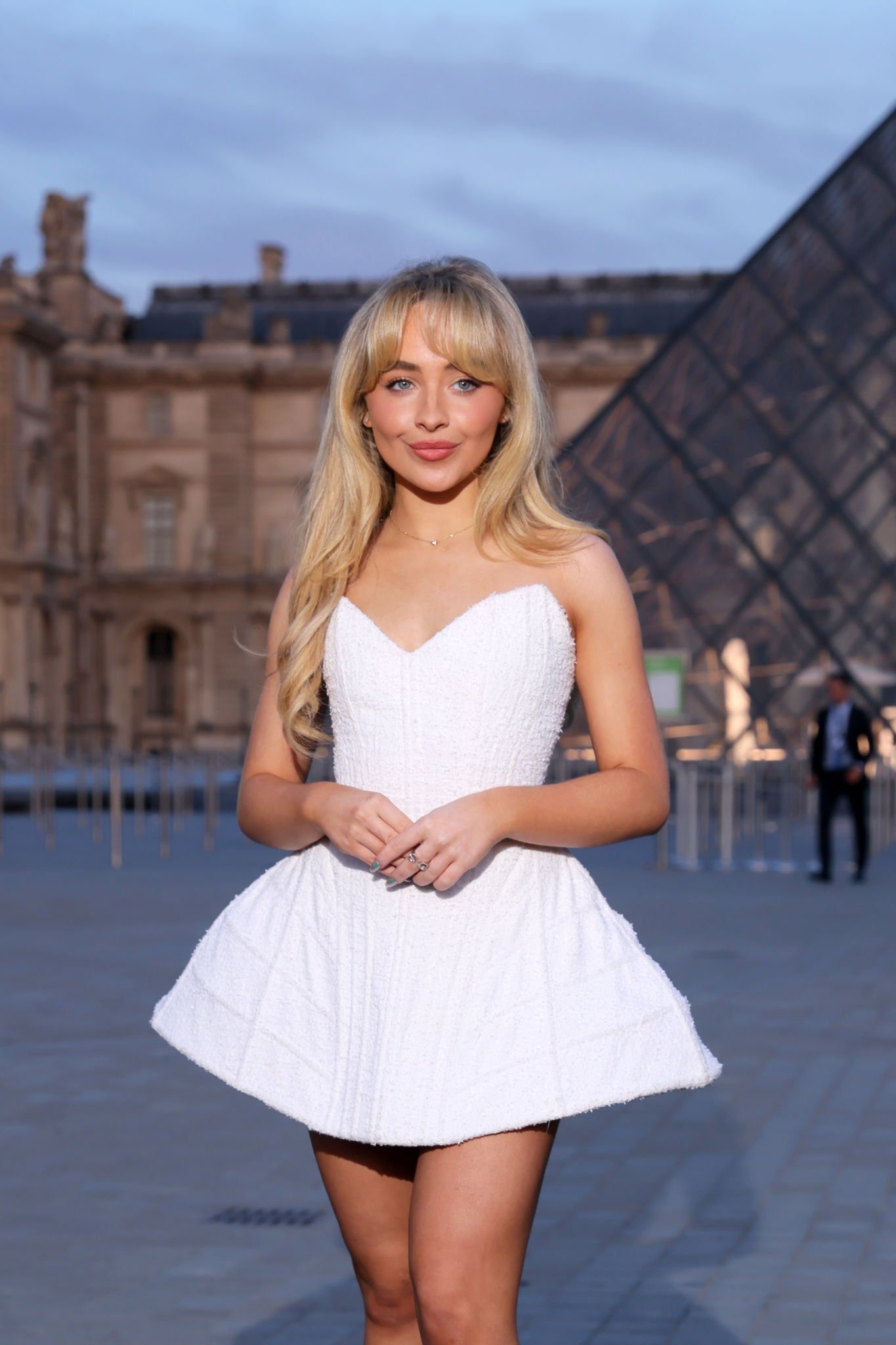 21 on X: Sabrina Carpenter attends the Lancome X Louvre photocall.   / X