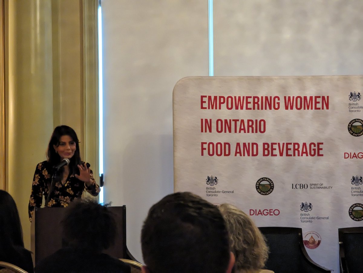 Looking forward to hearing from <a href="/YounisFouzia/">Fouzia Younis CG 🇬🇧🇨🇦</a> at today's event Empowering Women in Ontario Food and Beverage with <a href="/Diageo_NA/">Diageo North America</a> <a href="/LCBO/">LCBO</a>  <a href="/GrainFarmers/">Grain Farmers of Ontario</a> <a href="/bcctc/">British Canadian Chamber of Trade and Commerce</a>