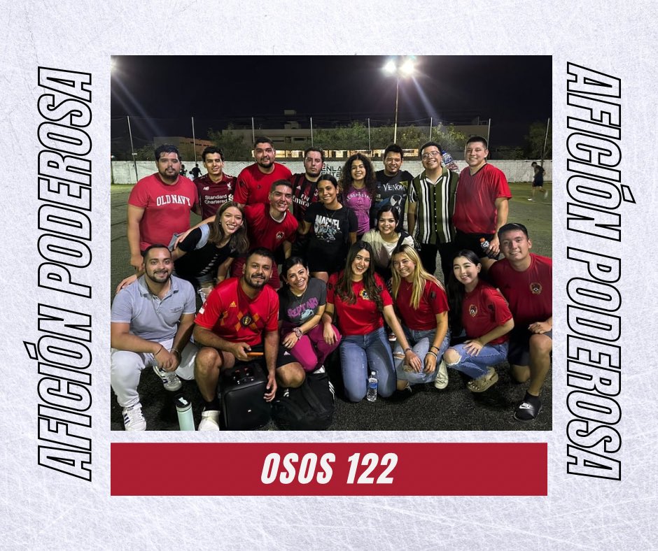 Agradecimiento especial a toda nuestra afición poderosa, no se ganó pero se disfrutó🐻
