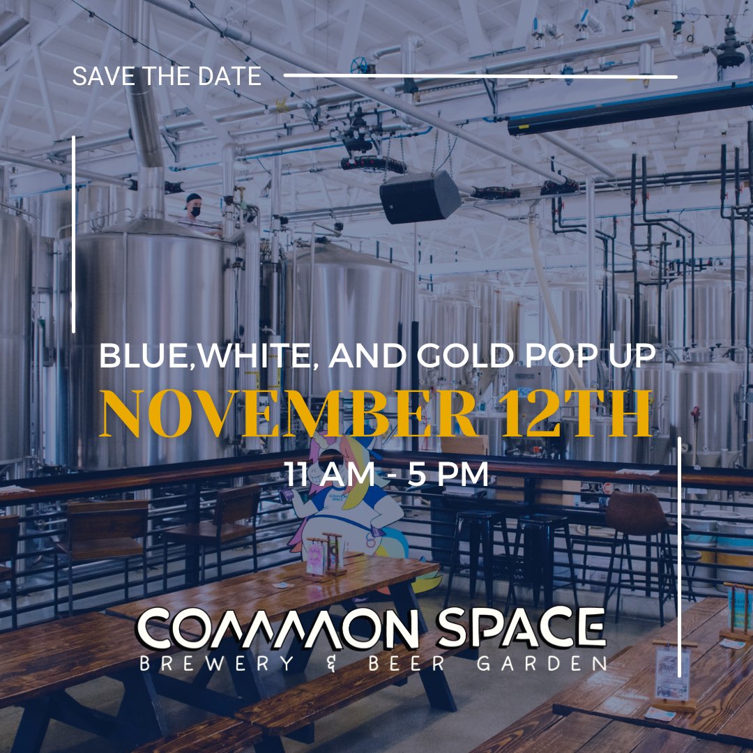 onetwothreads's tweet photo. We’re happy to announce that the 6th Blue, White, and Gold Pop Up will be at @commonspaceLA on Sunday, November 12th! #LAGalaxy https://t.co/t6rfGiNt3H