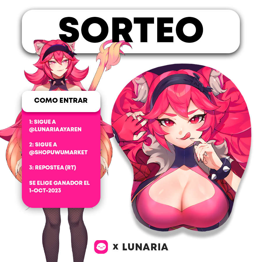 LunariaAyaren's tweet image. 🙏SORTEO DE MOUSEPAD! 🙏

Estamos sorteando un MOUSEPAD de la colección de mercancía de uwumarket !

Para participar solo tienes que: 
- seguir a @LunariaAyaren
- seguir a @shopuwumarket 
- repostear este post 

Se estará eligiendo al ganador este 1 de Octubre!