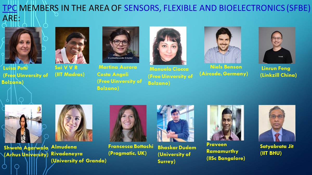 EDTM2024 (@edtm202460220) on Twitter photo 8th #IEEE #EDTM2024 Introduces to you our expert #technical #program committee members in the field of #sensors #flexible and #bioelectronics (SFBE) from #Academia and #Semiconductor #Industries
<a href="/yogeshs36114738/">Yogesh S. Chauhan</a>
<a href="/MayankIISc/">Prof. Mayank Shrivastava</a>
<a href="/shubhamsahay93/">Shubham Sahay</a>
<a href="/GangulyUdayan/">Udayan Ganguly</a> 8th #IEEE #EDTM2024 Introduces to you our expert #technical #program committee members in the field of #sensors #flexible and #bioelectronics (SFBE) from #Academia and #Semiconductor #Industries
<a href="/yogeshs36114738/">Yogesh S. Chauhan</a>
<a href="/MayankIISc/">Prof. Mayank Shrivastava</a>
<a href="/shubhamsahay93/">Shubham Sahay</a>
<a href="/GangulyUdayan/">Udayan Ganguly</a>