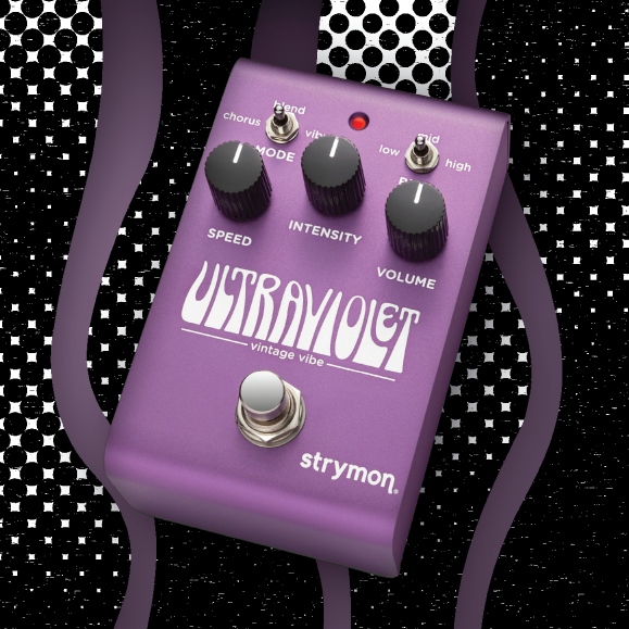 introducing @strymonengineering UltraViolet! Break out your finest tie dye, get transported back to the 60's and enjoy some thick and gooey vintage vibes... ☮️ 

#strymon #ultraviolet #vintagevibe #chorus #vibrato #peaceandlove #thesoundparcel